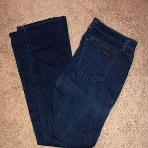 Joe’s Provocateur dark wash, flare jeans
